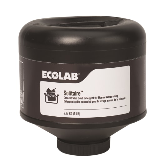 Ecolab® Solitaire® Solid Detergent for Manual Warewashing, 5lb, #6117301